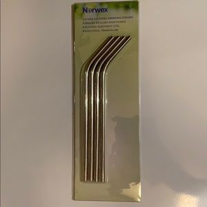 Norwex Stainless Steel Straws (4 Pack)